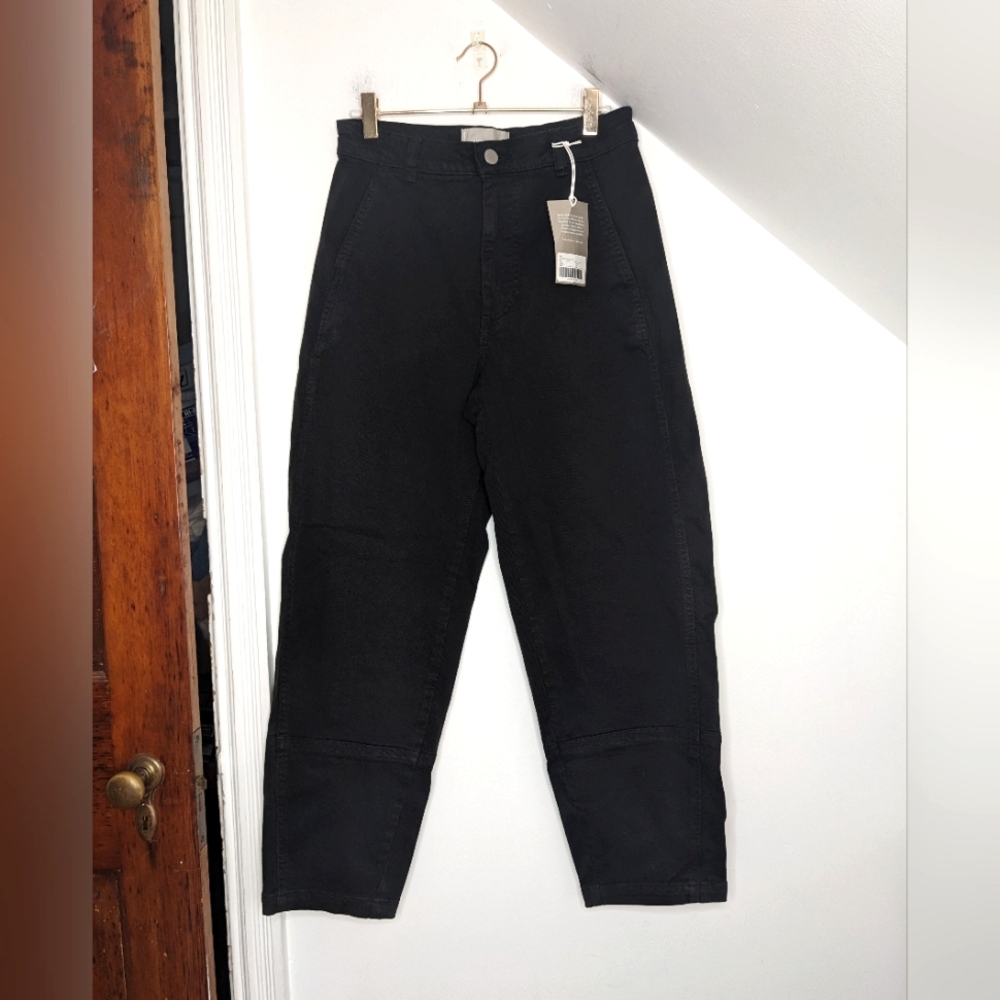 EVERLANE The Utility Barrel Pant in Black Size 4